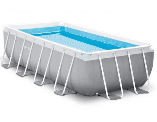 Бассейн каркасный прямоугольный (488х244х107см)+насос-фильтр,лестница,тент,подстилка 1 шт/упак 26792 - фото 1